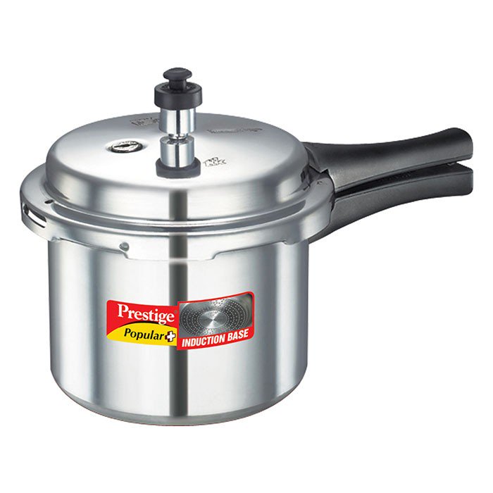 Prestige Popular Plus 5 Liter Aluminum Body Pressure Cooker 5 Litre